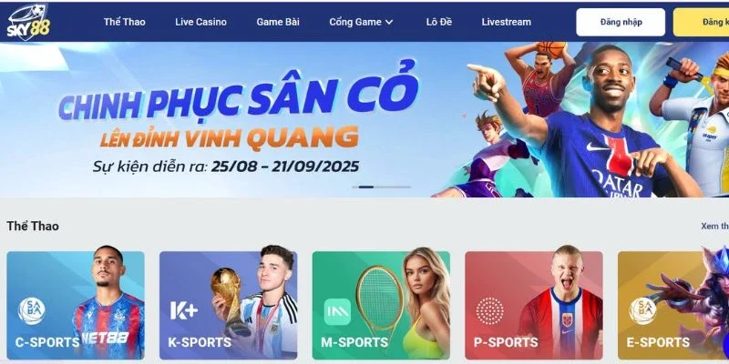 SKY88 – Nhà Cái Giải Trí Đỉnh Cao, Cá Cược An Toàn